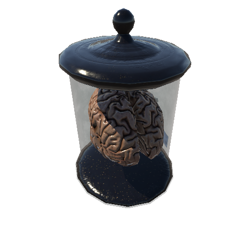 Jar with Brain